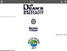 Tablet Screenshot of deansdish.com